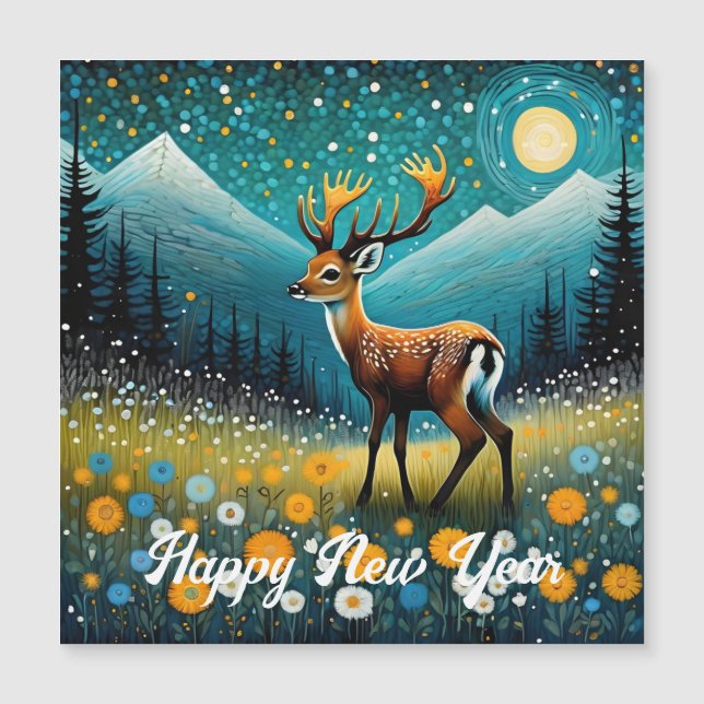 Flores de venado de maíz pradera fantasía (Anverso)