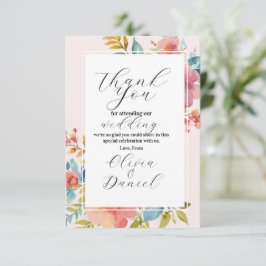 Flores de Verano de Boda de Agradecimiento Comprom