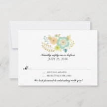 Flores de Verano Transparente | RSVP de Boda