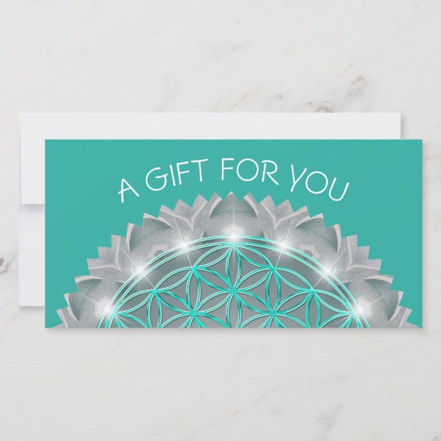 FLORES DE VIDA - Luz de Geometrio Sagrada 2 (Anverso)