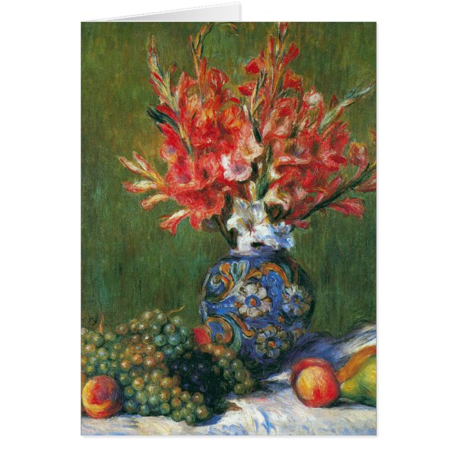 Flores de vida y fruta de Pierre Renoir (Frente)