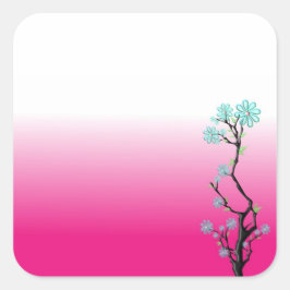 Flores de vidrio 2 Pegatinas