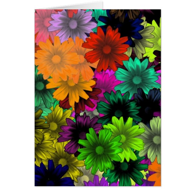 Flores de vidrio manchadas (Frente)