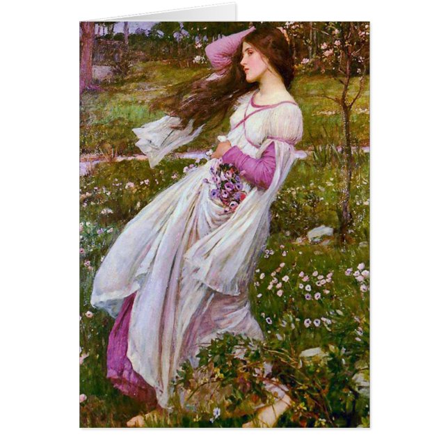 Flores de viento por John William Waterhouse (Frente)