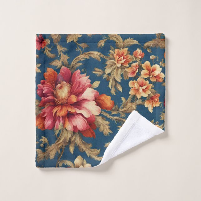 Flores de Vintage Grande italianas exquisitas (Toallita)