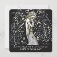 Flores decorativas de John Bauer Flora Tarjeta de 