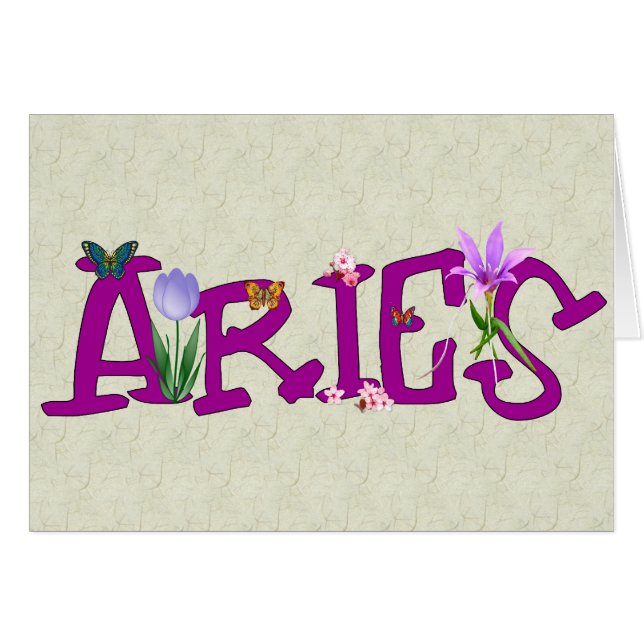 Flores del aries (Anverso (Horizontal))