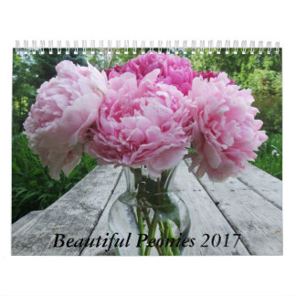 Flores del calendario Peonies 2017