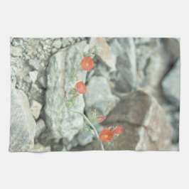 Flores del desierto toallas de cocina de algodón d