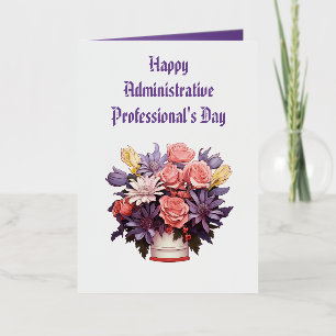 Flores del Día de los Profesionales Administrativo