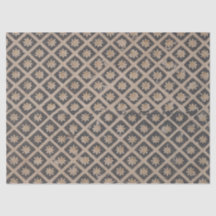 Flores dentro de cuadrados Papel de descomposición