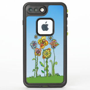 Flores dibujadas a mano y caprichosas