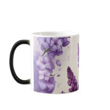 Flores diseñan hermosas tazas