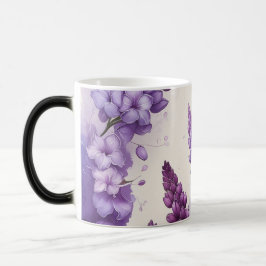 Flores diseñan hermosas tazas