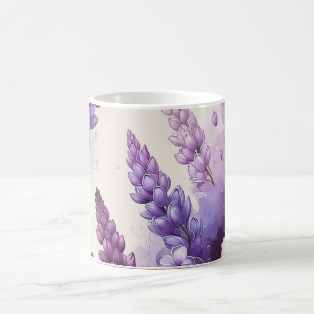 Flores diseñan hermosas tazas (Centro)