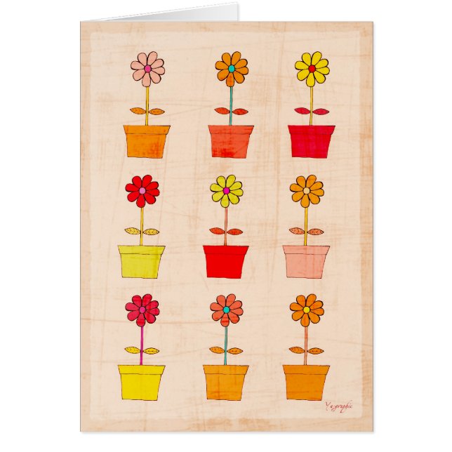 Flores divertidas (Frente)