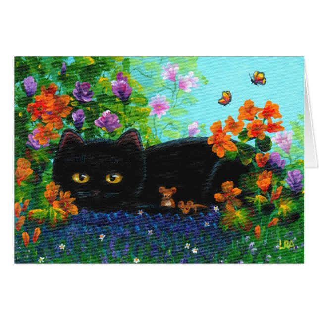 Flores divertidas Creationarts de los ratones del (Anverso (Horizontal))