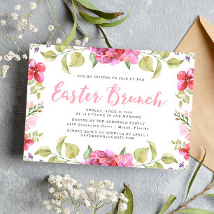 Flores dulces   Invitación a Brunch de Pascua
