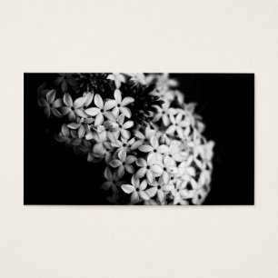 flores en blanco y negro