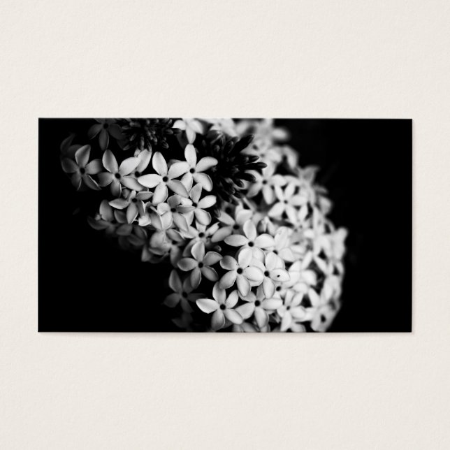 flores en blanco y negro (Frente)