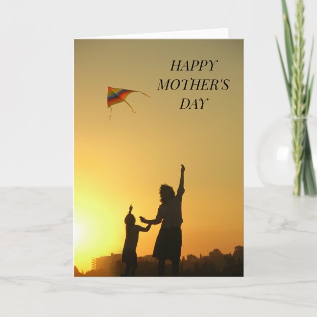 Flores en la tarjeta del Día de la Madre en Bloom (Anverso)