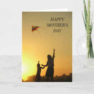 Flores en la tarjeta del Día de la Madre en Bloom