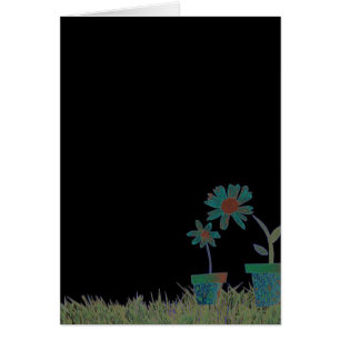 Flores en negro