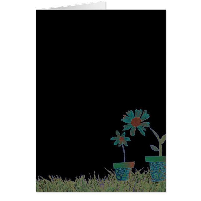 Flores en negro (Frente)