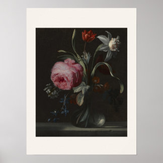 Flores en un jarrón - Arte floral de la Edad de Or