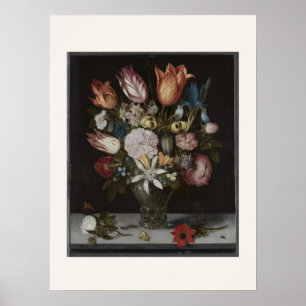 Flores en un Vidrio - Impresión de Arte de Natural