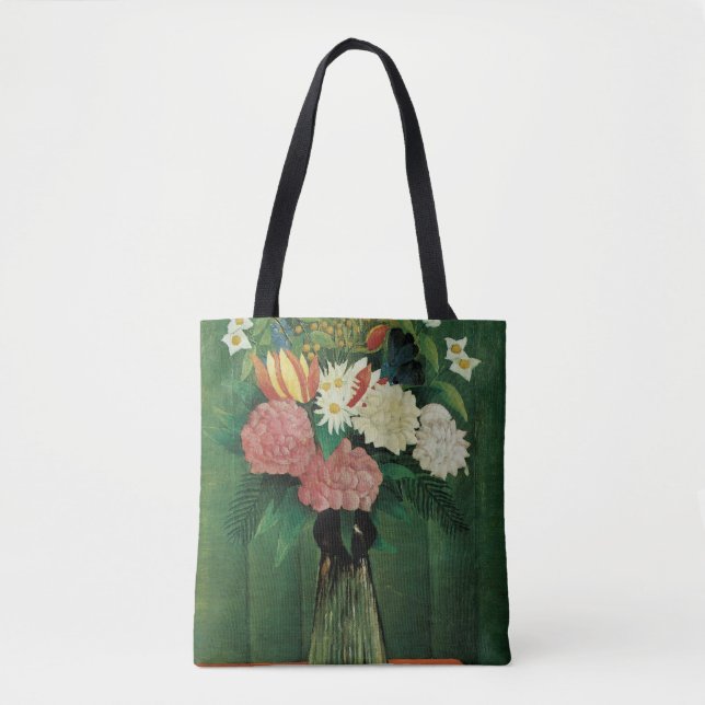 Flores en una bolsa verde (Anverso)