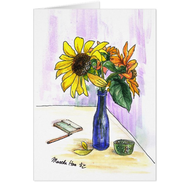 Flores en una botella (Frente)