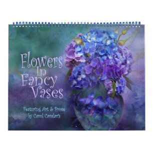 Flores En Vasos Alegres Calendario De Arte