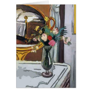 Flores en vidrio huracán