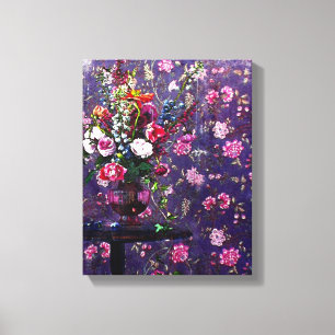 Flores estropeadas - Lienzo envuelto /