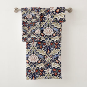 Flores florales de color azul beige de William Mor