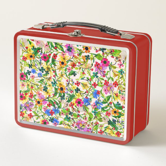 Flores florales de primavera alegres (Anverso)