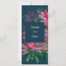 Flores Flores Bloom Original Art Work Tarjeta de a