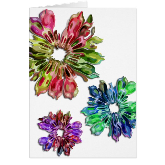 flores fractales abstractas 2D (Frente)