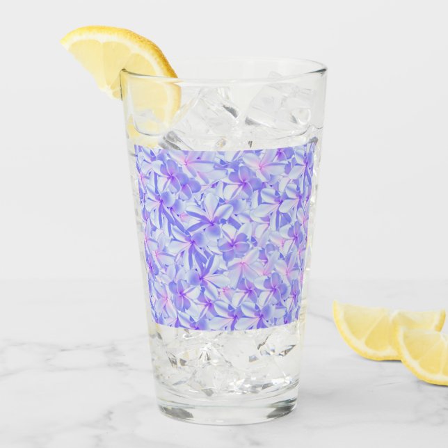 Flores Frangipani Moave Y Rosa, (Anverso (hielo))