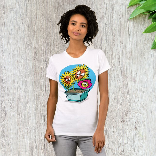 Flores furiosas camiseta para mujeres (Subido por el creador)