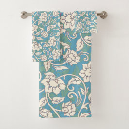 Flores giratorias amarillas y azules