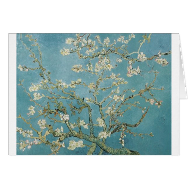 Flores Gogh Ramas Flores de Almendro Naturaleza (Anverso (Horizontal))