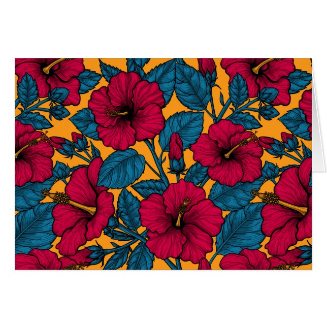 Flores hibiscus (Anverso (Horizontal))