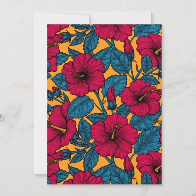 Flores hibiscus (Anverso)