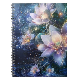 Flores iluminadas por la luna: Cuaderno de Espiral