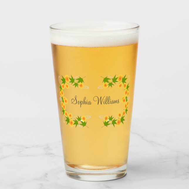 Flores japonesas naranjas (Anverso (lleno))