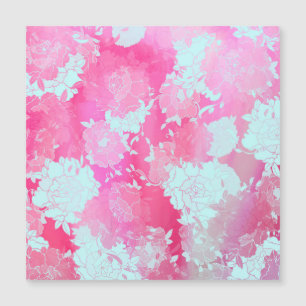 Flores japonesas patrones azules