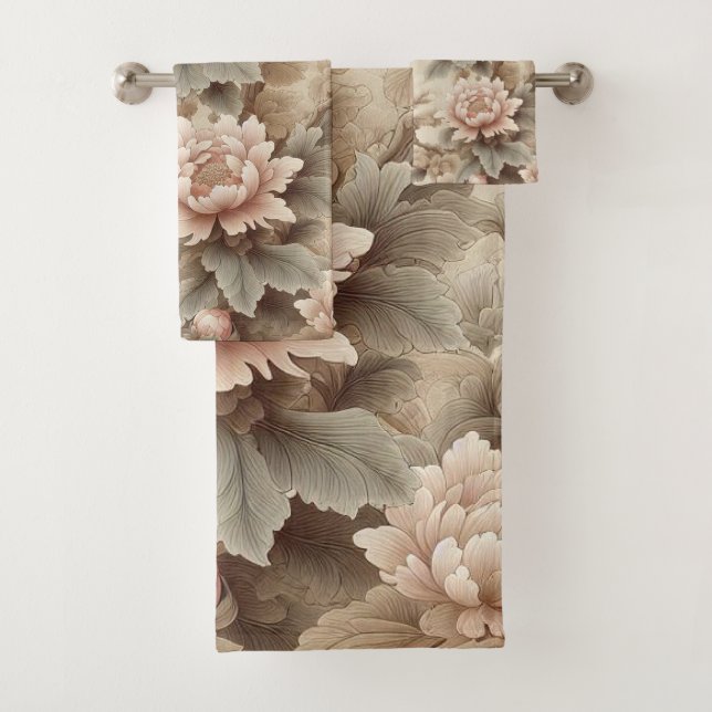 Flores Jardín 13 Toallas De Baño (In situ)