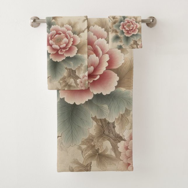 Flores Jardín 15 Toallas De Baño (In situ)